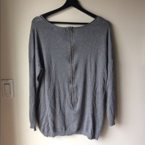 Gray Crewneck Light Sweater - Picture 5 of 5